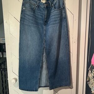 Madewell Blue Denim Skirt